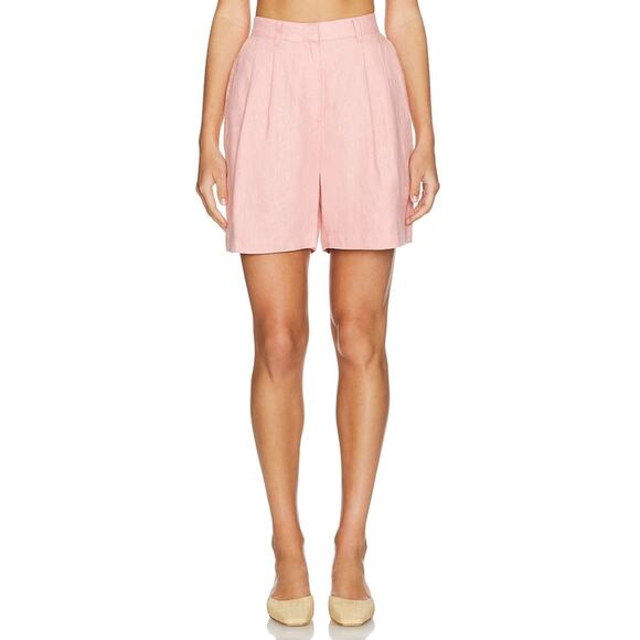 Posse 'Marchello' Pink Linen Short Size S - Picture 1 of 5